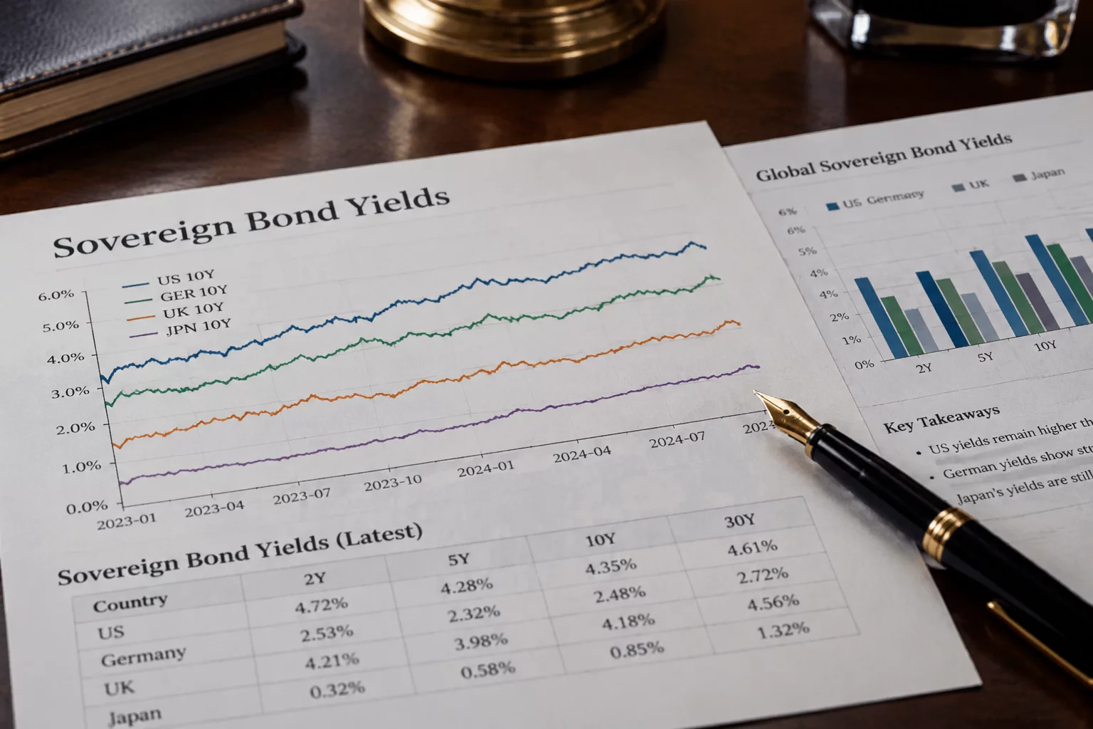 US Treasury Yields Hit Multi-Year Highs